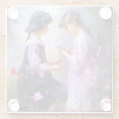 愛 ガラスコースター (裏面)