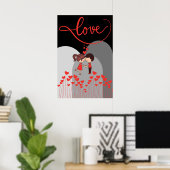 愛、ガールフレンド、ボーイフレンド ポスター (ホームオフィス)