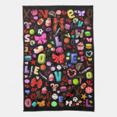 愛 キッチンタオル (縦)