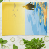 愛 キッチンタオル (折り畳み)