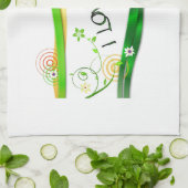 愛 キッチンタオル (折り畳み)