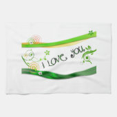 愛 キッチンタオル (横)
