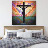 愛 キャンバスプリント (インサイチュ (寝室))