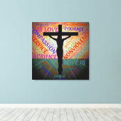 愛 キャンバスプリント (インサイチュ (ウッドフロア))