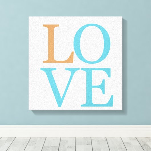 愛 キャンバスプリント (インサイチュ (ウッドフロア))