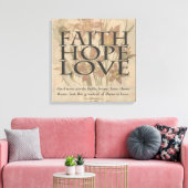 愛 キャンバスプリント (インサイチュ (リビング))