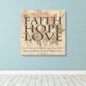 愛 キャンバスプリント (インサイチュ (ウッドフロア))