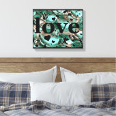 愛 キャンバスプリント (インサイチュ (寝室))