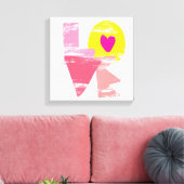 愛 キャンバスプリント (インサイチュ (リビング))