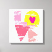 愛 キャンバスプリント (正面)