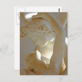 愛 – キューピッドのキスで復活したサイケ ポストカード (正面/裏面)