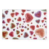 愛、キラキラハート2 枕カバー (裏面)