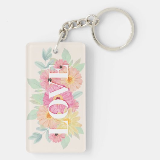 愛 キーホルダー (裏面)