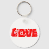 愛 キーホルダー (正面)