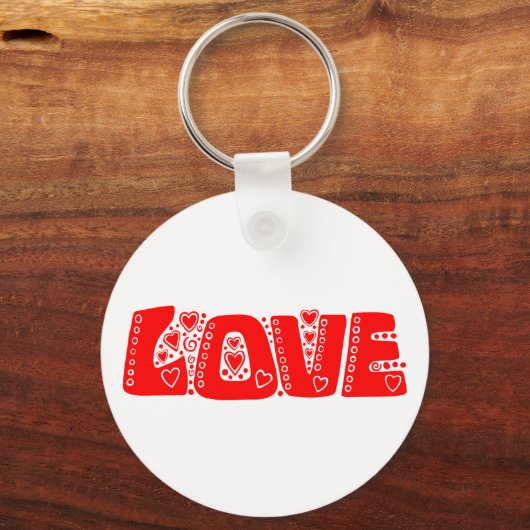 愛 キーホルダー (正面)
