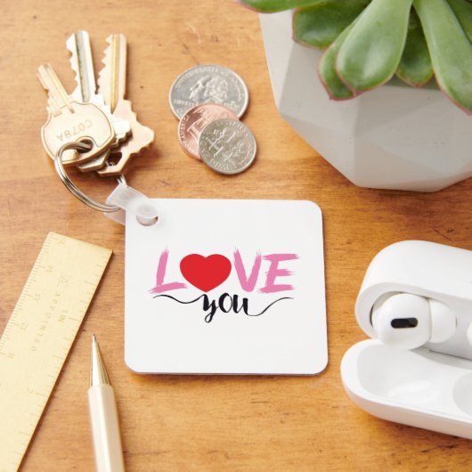 愛 キーホルダー (デスク)