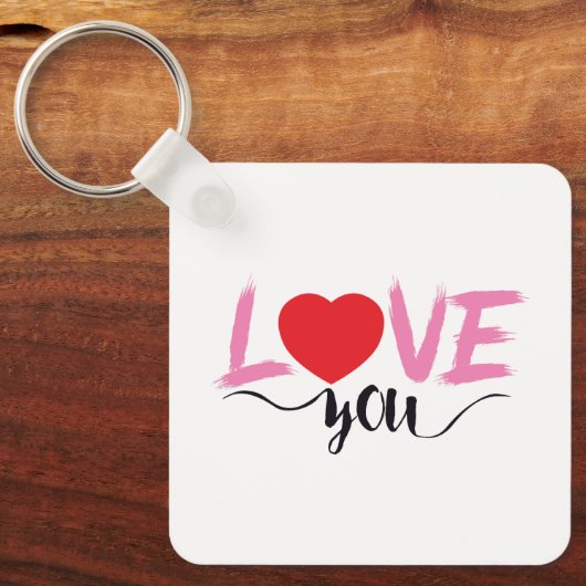 愛 キーホルダー (正面)