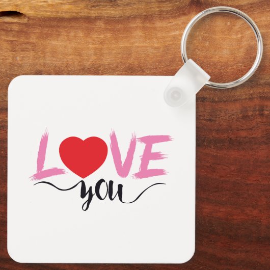 愛 キーホルダー (裏面)