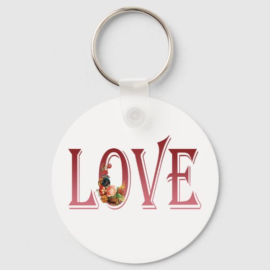 愛 キーホルダー (正面)