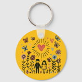 愛 キーホルダー (正面)