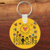 愛 キーホルダー (正面)