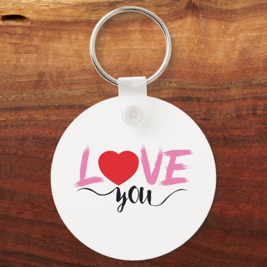 愛 キーホルダー (正面)