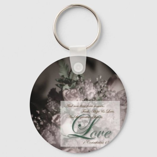 愛 キーホルダー (正面)