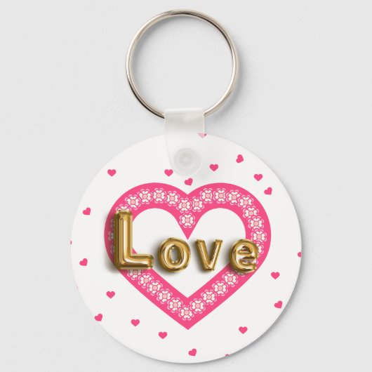 愛 キーホルダー (正面)