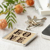 愛 キーホルダー (側面)