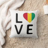 愛 – ギニア国旗 クッション (ブランケット)