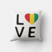愛 – ギニア国旗 クッション (裏面)