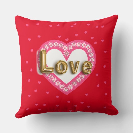 愛 クッション (裏面)