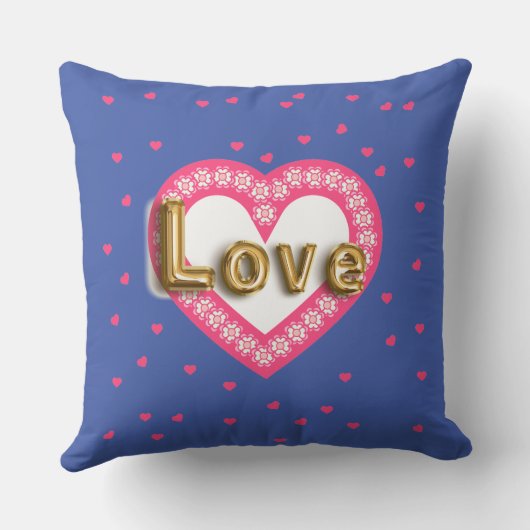 愛 クッション (裏面)