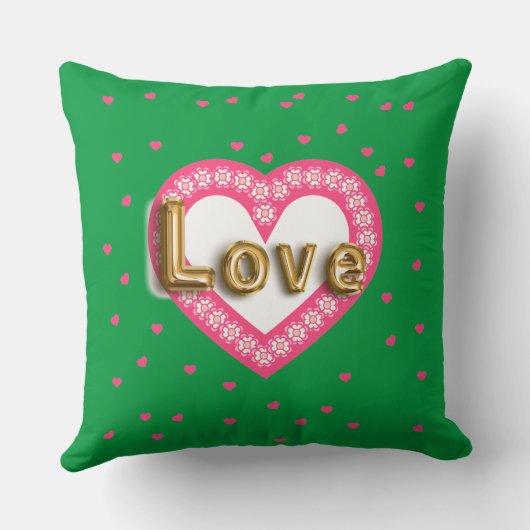 愛 クッション (裏面)