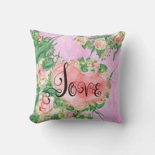 愛 クッション (正面)