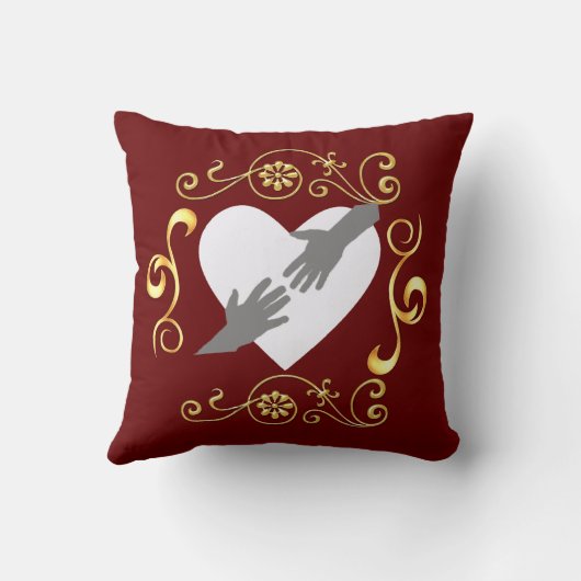 愛 クッション (裏面)