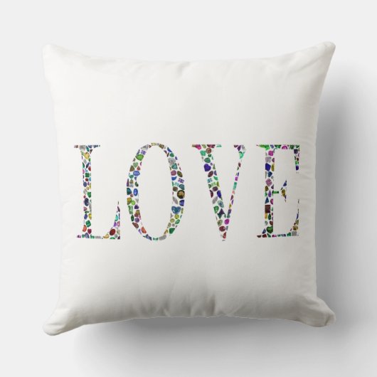 愛 クッション (裏面)