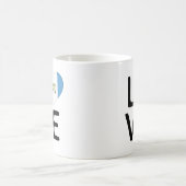 愛 – グアテマラ国旗 コーヒーマグカップ (中央)