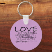 愛（コロサイ3）キーチェーン キーホルダー (正面)