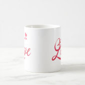 愛 コーヒーマグカップ (中央)