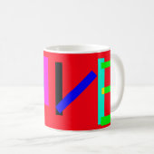 愛 コーヒーマグカップ (正面右)