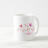 愛 コーヒーマグカップ (正面右)