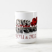 愛 コーヒーマグカップ (中央)