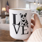 愛 コーヒーマグカップ