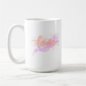 愛 コーヒーマグカップ (左)