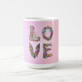 愛 コーヒーマグカップ (中央)
