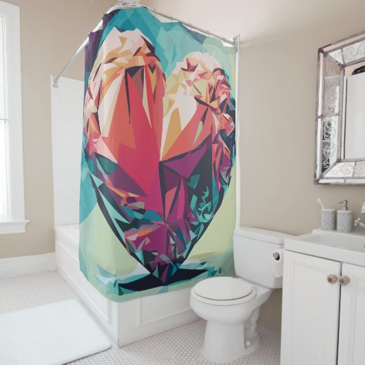 愛 シャワーカーテン (インサイチュ)