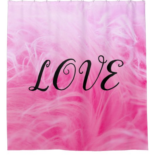 愛 シャワーカーテン (正面)