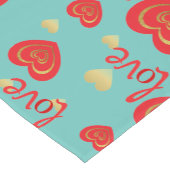 愛 ショートテーブルランナー (コーナー)