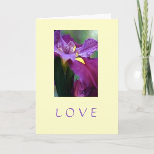 "愛" シーズンカード (正面)